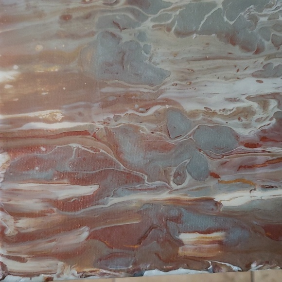 16" x 20" Acrylic Pour Painting - Picture 2 of 4